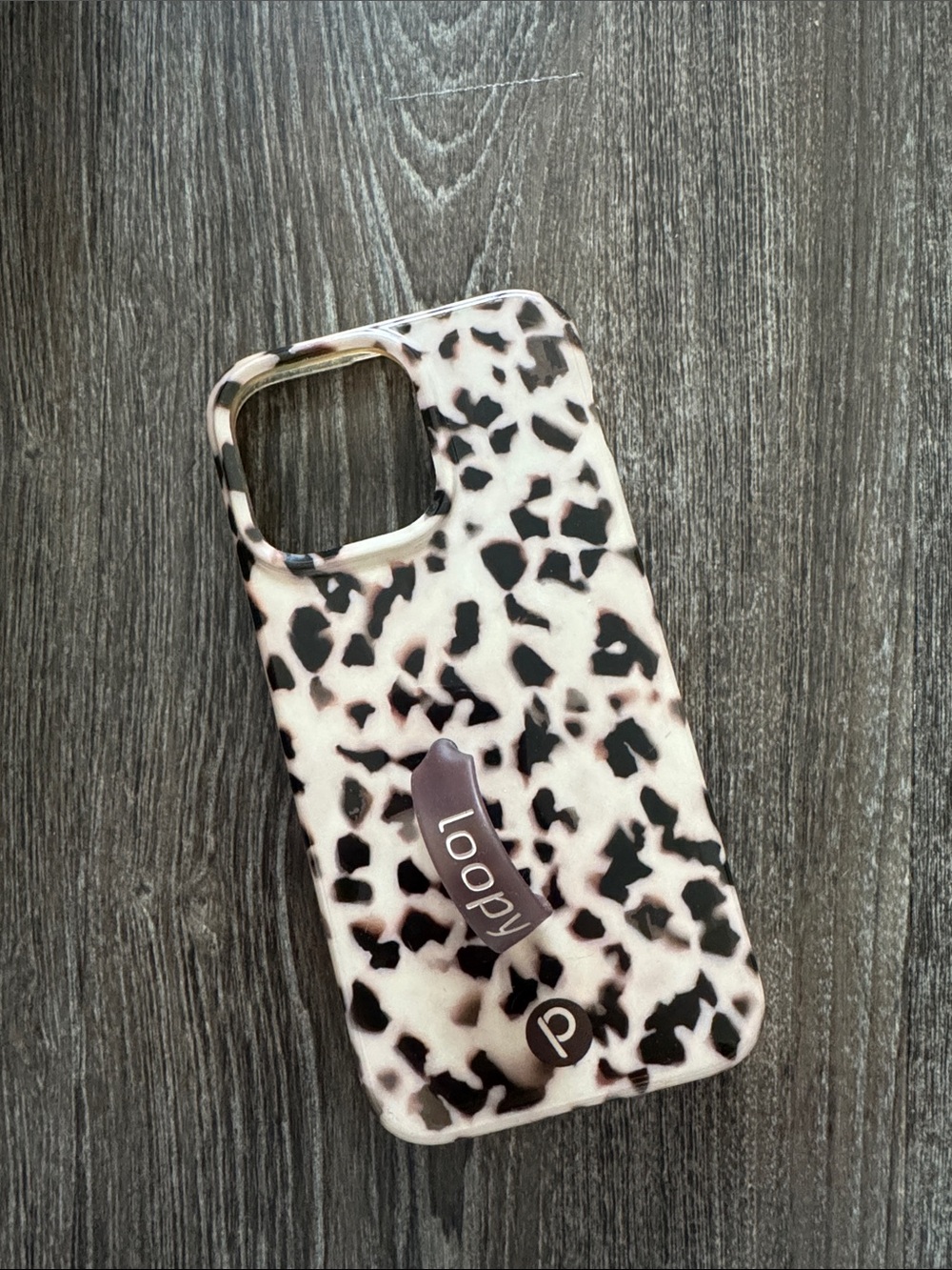 Loopy Case Blonde Tortoise Phone Case with Loop